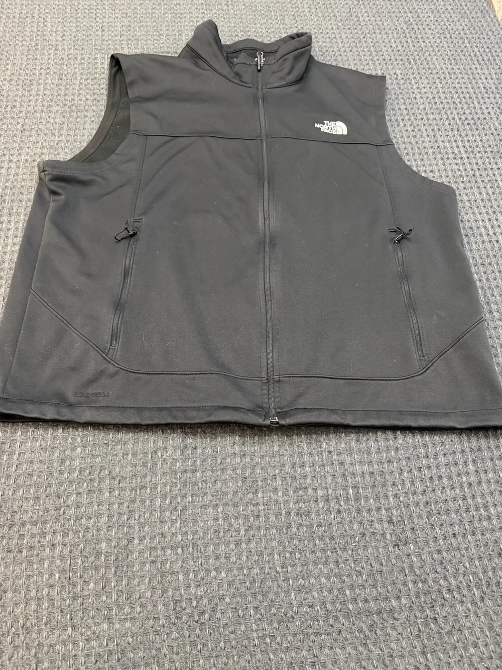 The north face black vest